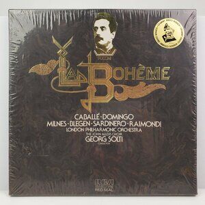 Puccini La Boheme Vinyl 2 Record Set 1974 RCA ARL2-0371 Domingo Solti Sealed